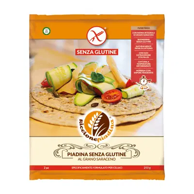 RICCIONE PIADINA SENZA GLUTINE AL GRANO SARACENO 2 X 125 G FUORI FRIGO RICCIONE PIADINA SENZA GLUTINE AL GRANO SARACENO 2 X 125 G FUORI FRIGO