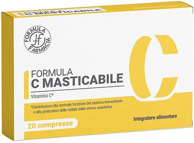 FORMULA C MASTICABILE 20 COMPRESSE DA 500 MG FORMULA C MASTICABILE 20 COMPRESSE DA 500 MG
