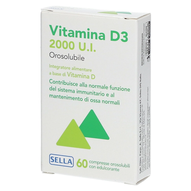 Vitamina D3 2000 Ui Orosolubile 60 Compresse