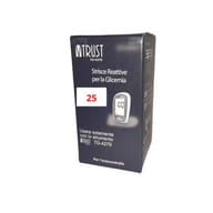 STRISCE MISURAZIONE GLICEMIA VTRUST TD-4279 GLUC 25 PEZZI
