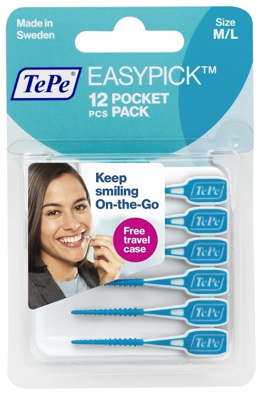 Tepe Easypick M/L Blu 12 Pezzi