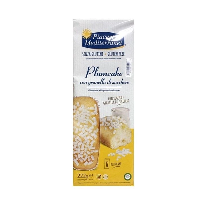 Piaceri Mediterranei Plumcake Granella Zucchero 6 Pezzi 37 G