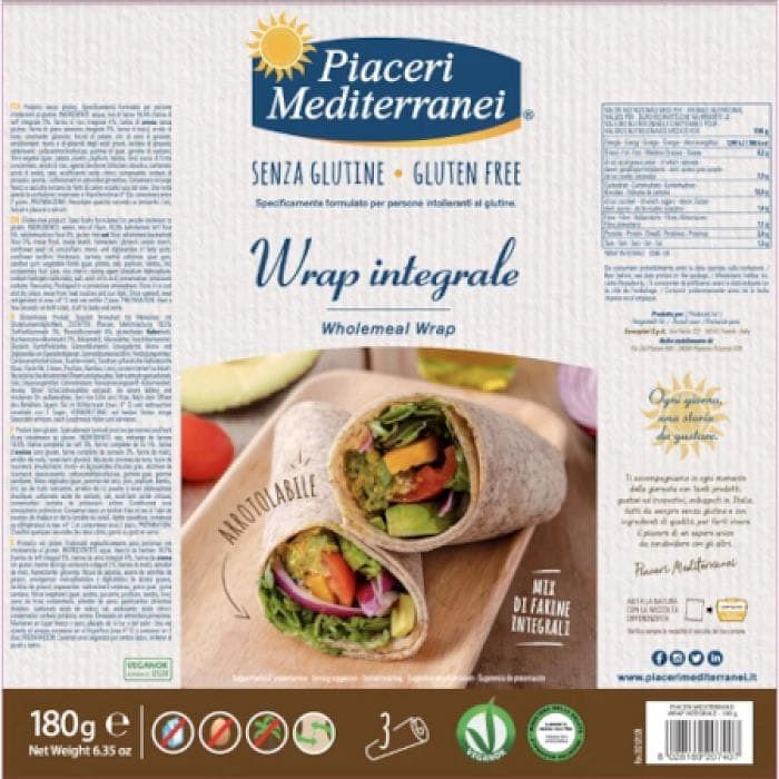 Piaceri Mediterranei Wrap Integrale 3 X 60 G