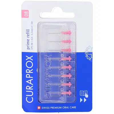 CURAPROX CPS 08 SCOVOLINO PRIME REFILL PINK 8 PEZZI CURAPROX CPS 08 SCOVOLINO PRIME REFILL PINK 8 PEZZI