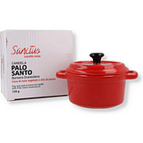 SANCTUS CANDELA PALO SANTO MINI COCOTTE ROSSA