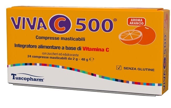 VIVA C 500 24 COMPRESSE MASTICABILI