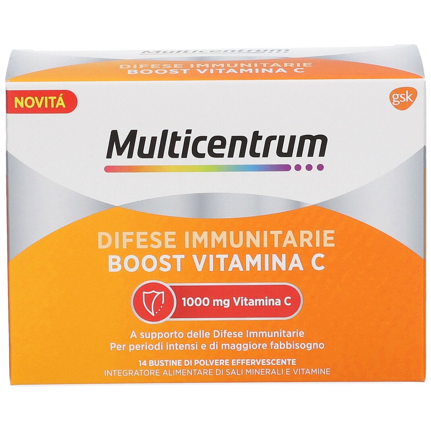 MULTICENTRUM DIFESE IMMUNITARIE BOOST VITAMINA C 14 BUSTINE