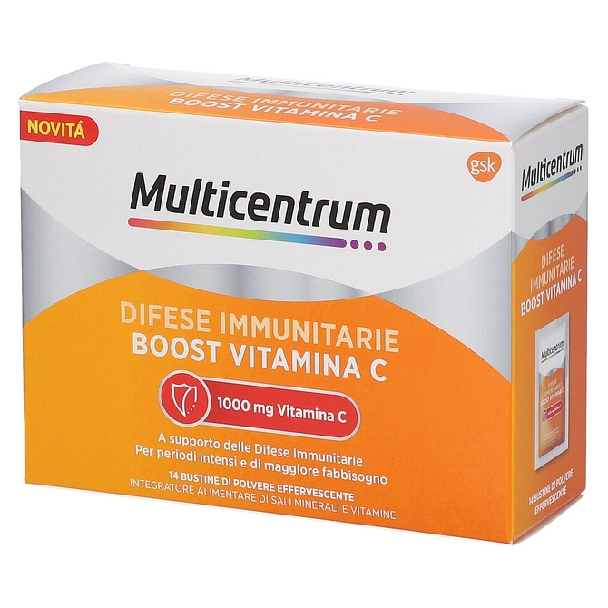 Multicentrum Difese Immunitarie Boost Vitamina C 14 Bustine