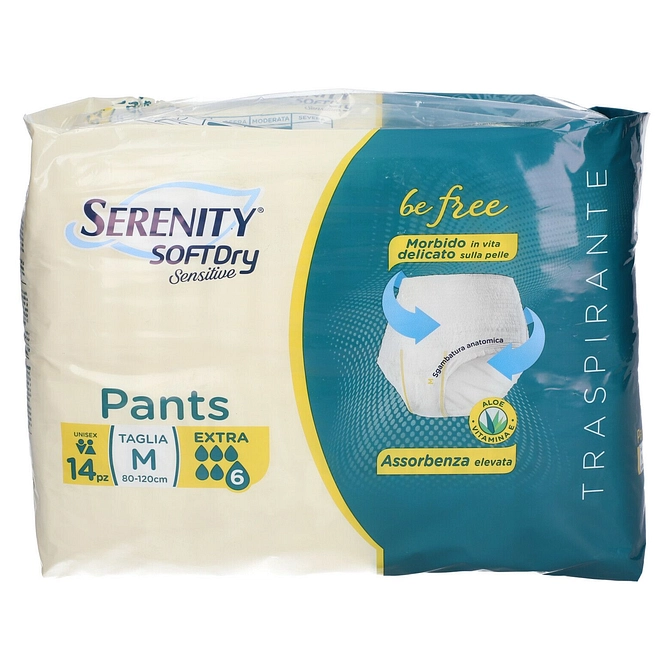Serenity Pants Sd Sensitive Extra M 14 Pezzi