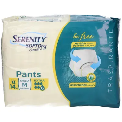 SERENITY PANTS SD SENSITIVE EXTRA M 14 PEZZI SERENITY PANTS SD SENSITIVE EXTRA M 14 PEZZI