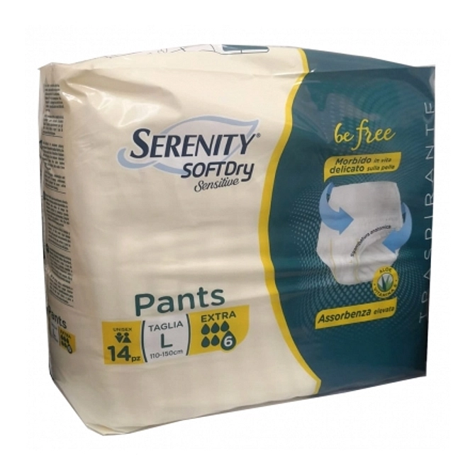 Serenity Pants Sd Sensitive Be Free Extra L 14 Pezzi