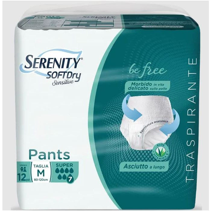 SERENITY PANTS SD SENSITIVE SUPER M 12 PEZZI