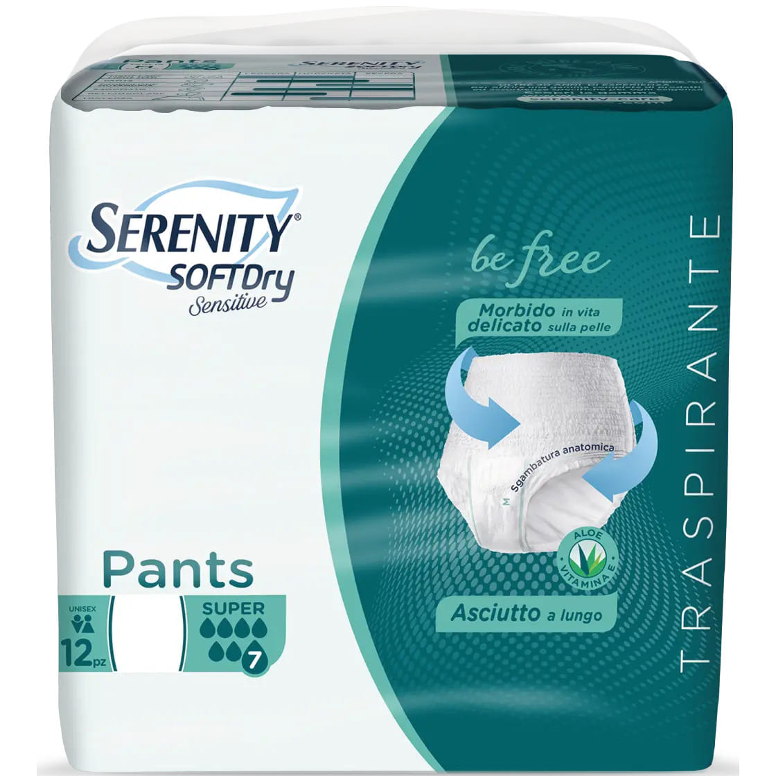 SERENITY PANTS SD SENSITIVE BE FREE SUPER L 12 PEZZI