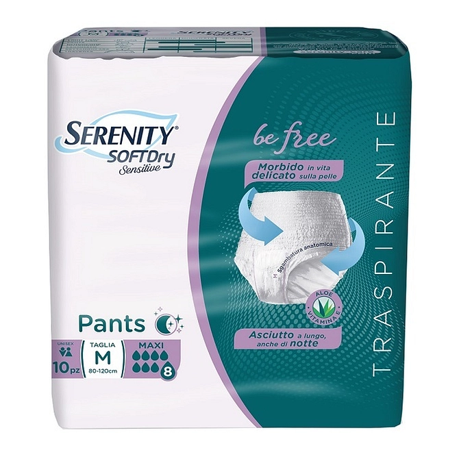 Serenity Pants Sd Sensitive Be Free Maxi M 10 Pezzi