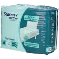 SERENITY TRAVERSA SD SENSITIVE SUPER 60X90 CM 15 PEZZI