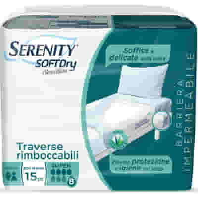 SERENITY TRAVERSA SD SENSIIVE SUPER 80X180 CM 15 PEZZI
