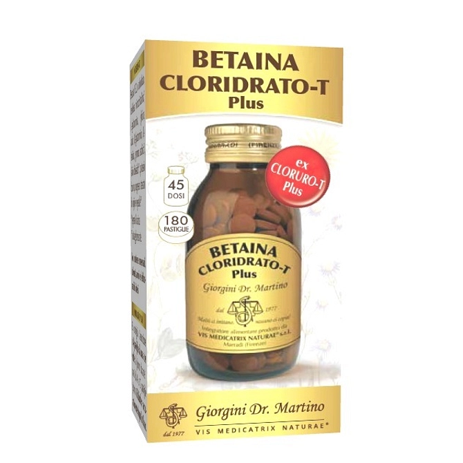 Betaina Cloridrato T Plus 180 Pastiglie