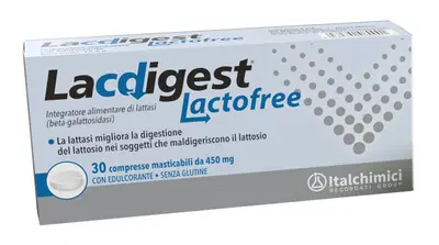 LACDIGEST LACTOFREE 30 COMPRESSE MASTICABILI LACDIGEST LACTOFREE 30 COMPRESSE MASTICABILI