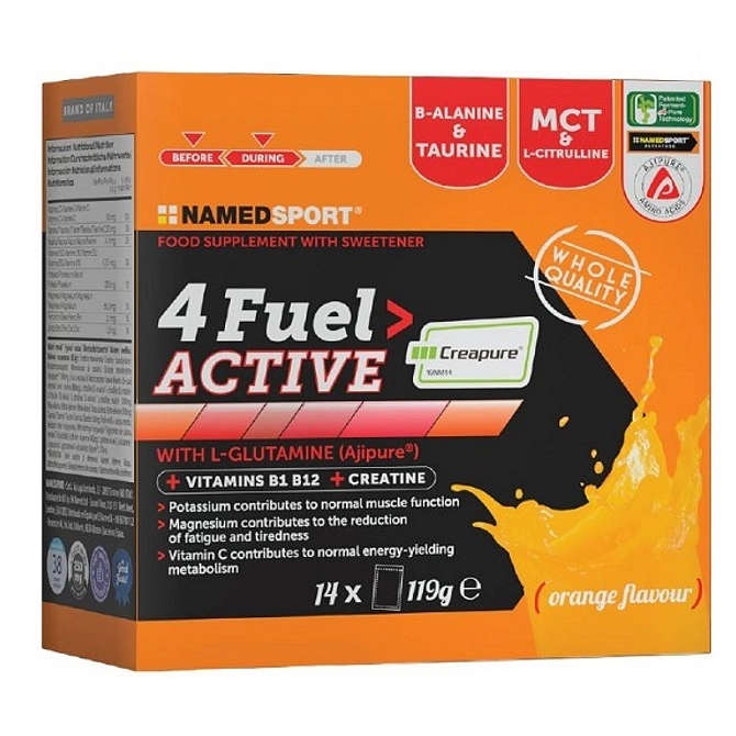 4 Fuel> Active 14 Bustine Orange Flavour