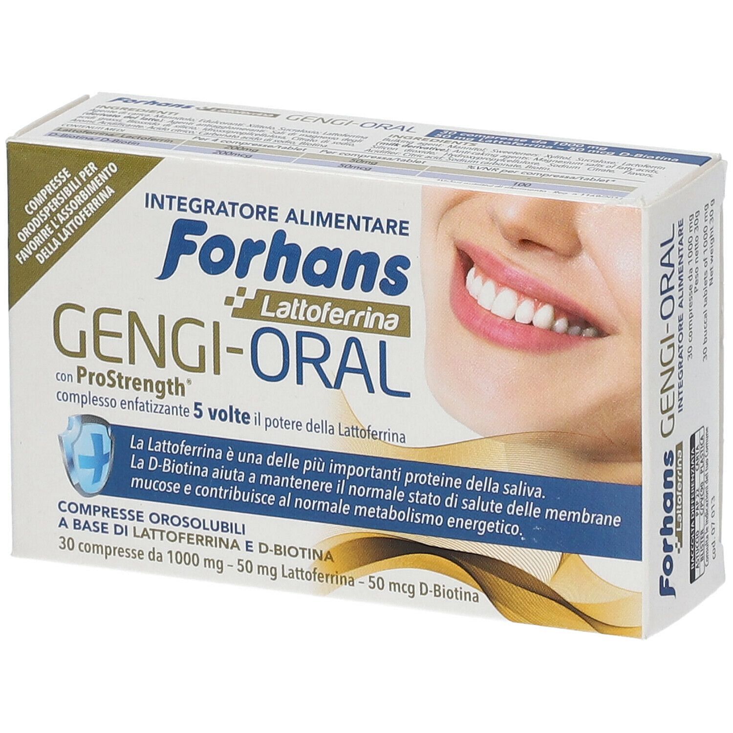 Forhans Lattoferrina Gengi Oral 30 Compresse