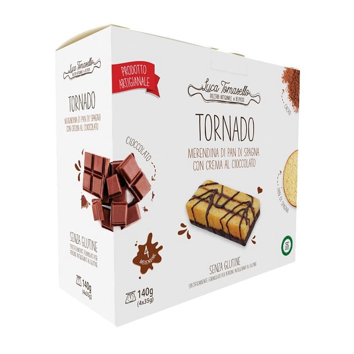 Tornado Merendina Al Cioccolato 140 G