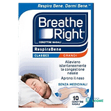CEROTTI NASALI BREATHE RIGHT CLASSICI GRANDI 10 PEZZI