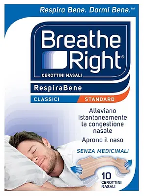 CEROTTI NASALI BREATHE RIGHT NARHINEL 10 PEZZI CEROTTI NASALI BREATHE RIGHT NARHINEL 10 PEZZI