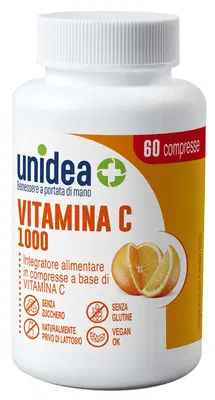 UNIDEA VITAMINA C 1000 60 COMPRESSE UNIDEA VITAMINA C 1000 60 COMPRESSE
