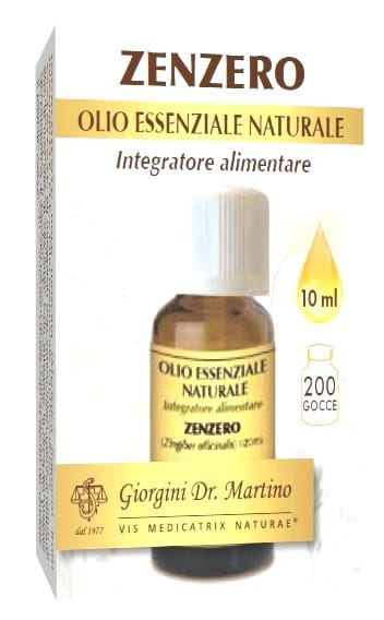 ZENZERO OLIO ESSENZIALE NATURALE 10 ML