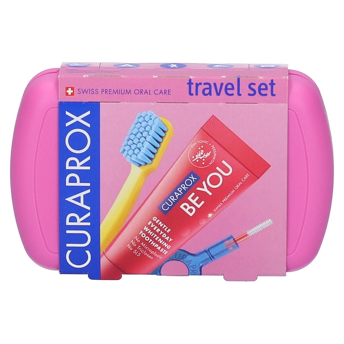 Curaprox Travel Set Pink