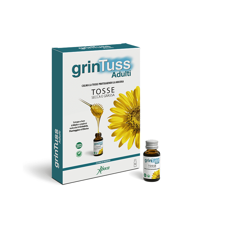 Grintuss Adulti Sciroppo 12 Flaconcini Monodose