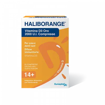 HALIBORANGE VITAMINA D3 ORO 2000UI 60 COMPRESSE HALIBORANGE VITAMINA D3 ORO 2000UI 60 COMPRESSE