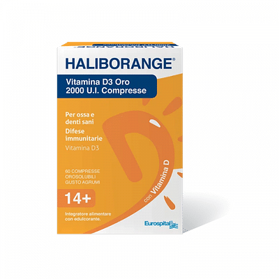 HALIBORANGE VITAMINA D3 ORO 2000UI 60 COMPRESSE