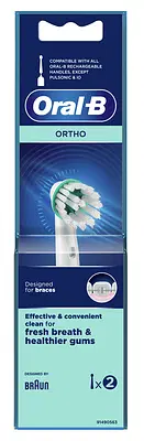 ORALB ORTHO OD17 TESTINA PER SPAZZOLINO ELETTRICO 2 PEZZI ORALB ORTHO OD17 TESTINA PER SPAZZOLINO ELETTRICO 2 PEZZI