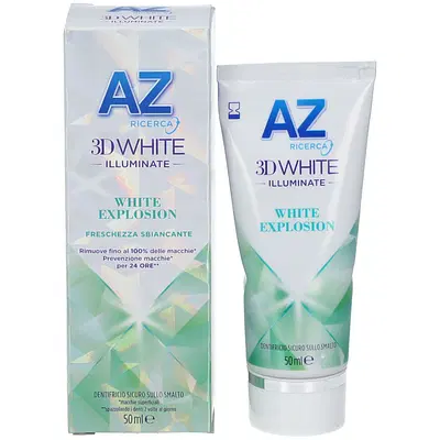 AZ 3D WHITE ILLUMINANTE WHITE EXPLOSION DENTIFRICIO 50 ML AZ 3D WHITE ILLUMINANTE WHITE EXPLOSION DENTIFRICIO 50 ML