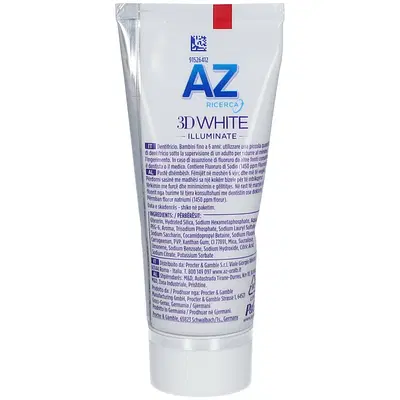 AZ 3D WHITE ILLUMINANTE WHITE EXPLOSION DENTIFRICIO 50 ML AZ 3D WHITE ILLUMINANTE WHITE EXPLOSION DENTIFRICIO 50 ML