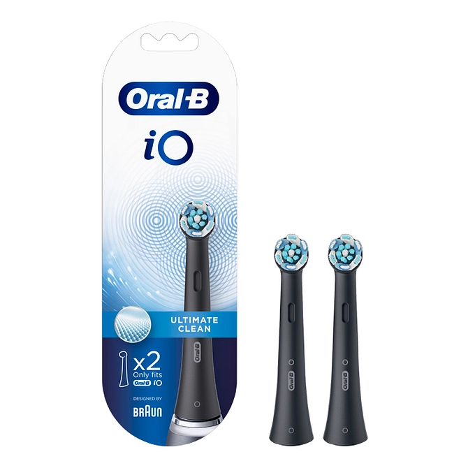 Oralb Power Refill Io Ultimate Clean Black 2 Pezzi