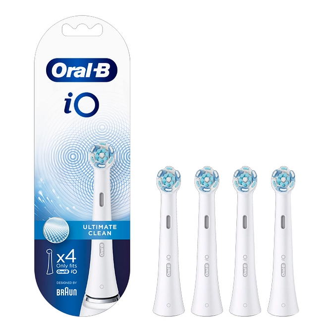 Oralb Power Refill Io Ultimate Clean White 4 Pezzi