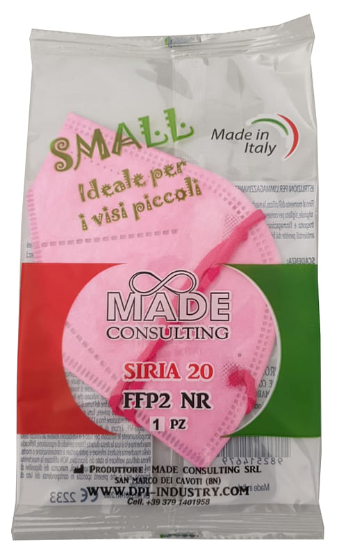 Siria 20 Semimascherina Filtrante Ffp2 Pink Small