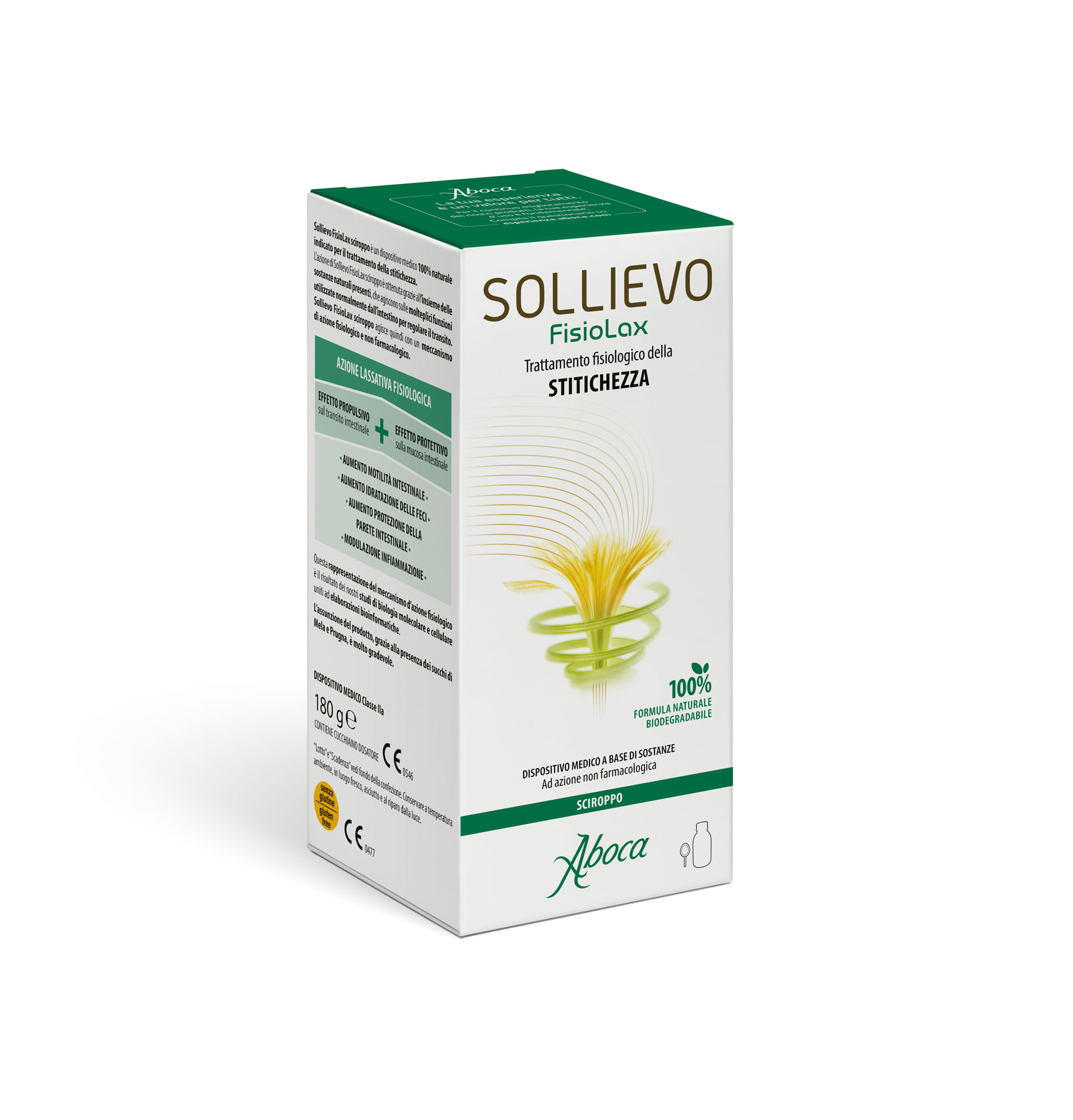 SOLLIEVO FISIOLAX SCIROPPO 180 G