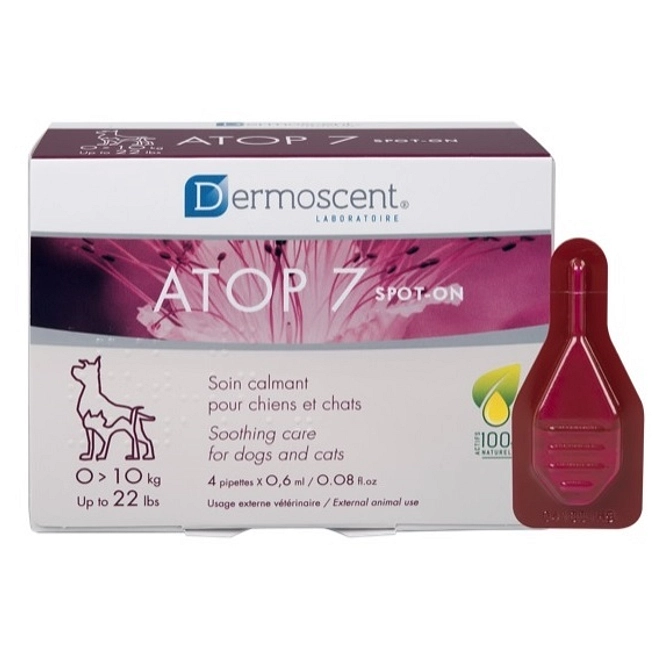 Atop 7 Spot On Dogs&Cats 10 Kg 4 Pipette X 0,6 Ml