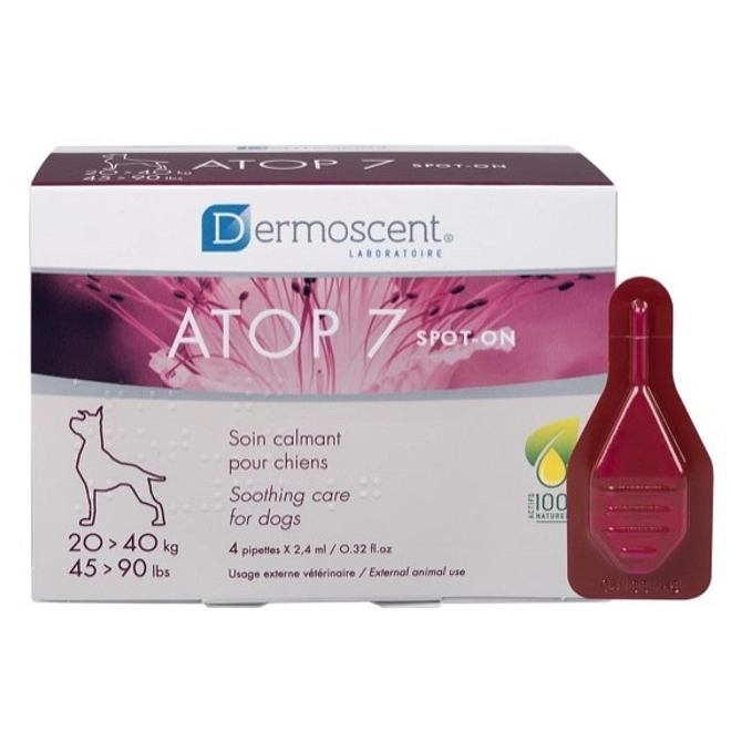 Atop 7 Spot On Dogs&Cats 20 40 Kg 4 Pipette X 2,4 Ml