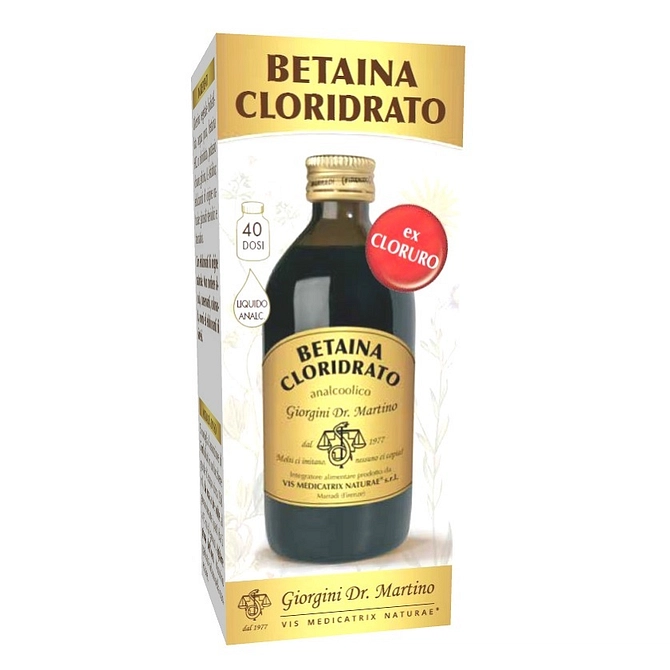 Betaina Cloridrato Liquido Analcolico 200 Ml