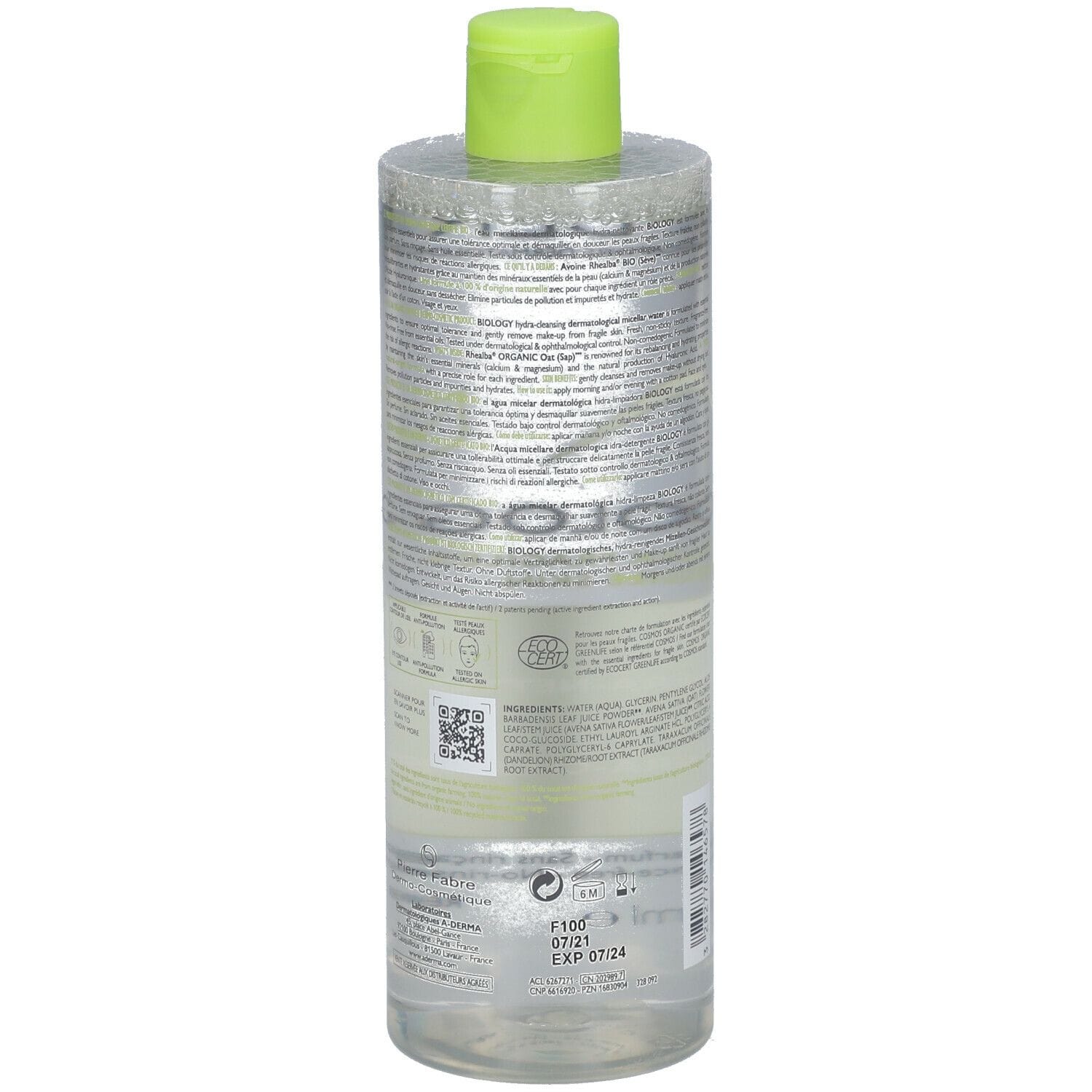 ADERMA A-D BIOLOGY ACQUA MICELLARE 400 ML