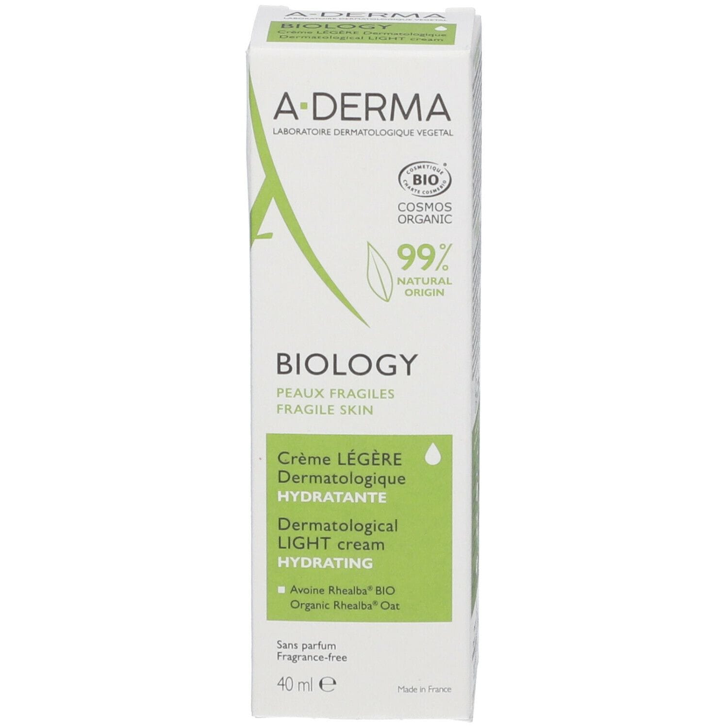 ADERMA A-D BIOLOGY CREMA LEGGERA 40 ML