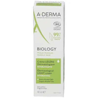 ADERMA A-D BIOLOGY CREMA LEGGERA 40 ML ADERMA A-D BIOLOGY CREMA LEGGERA 40 ML