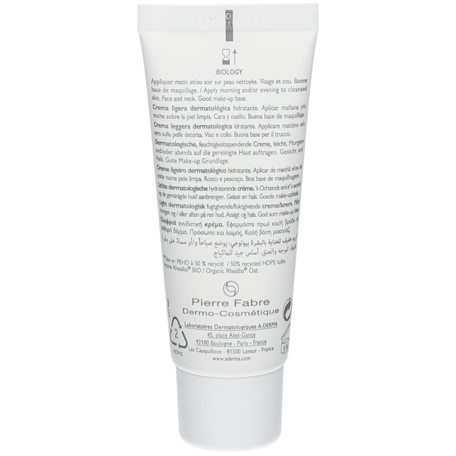 ADERMA A-D BIOLOGY CREMA LEGGERA 40 ML