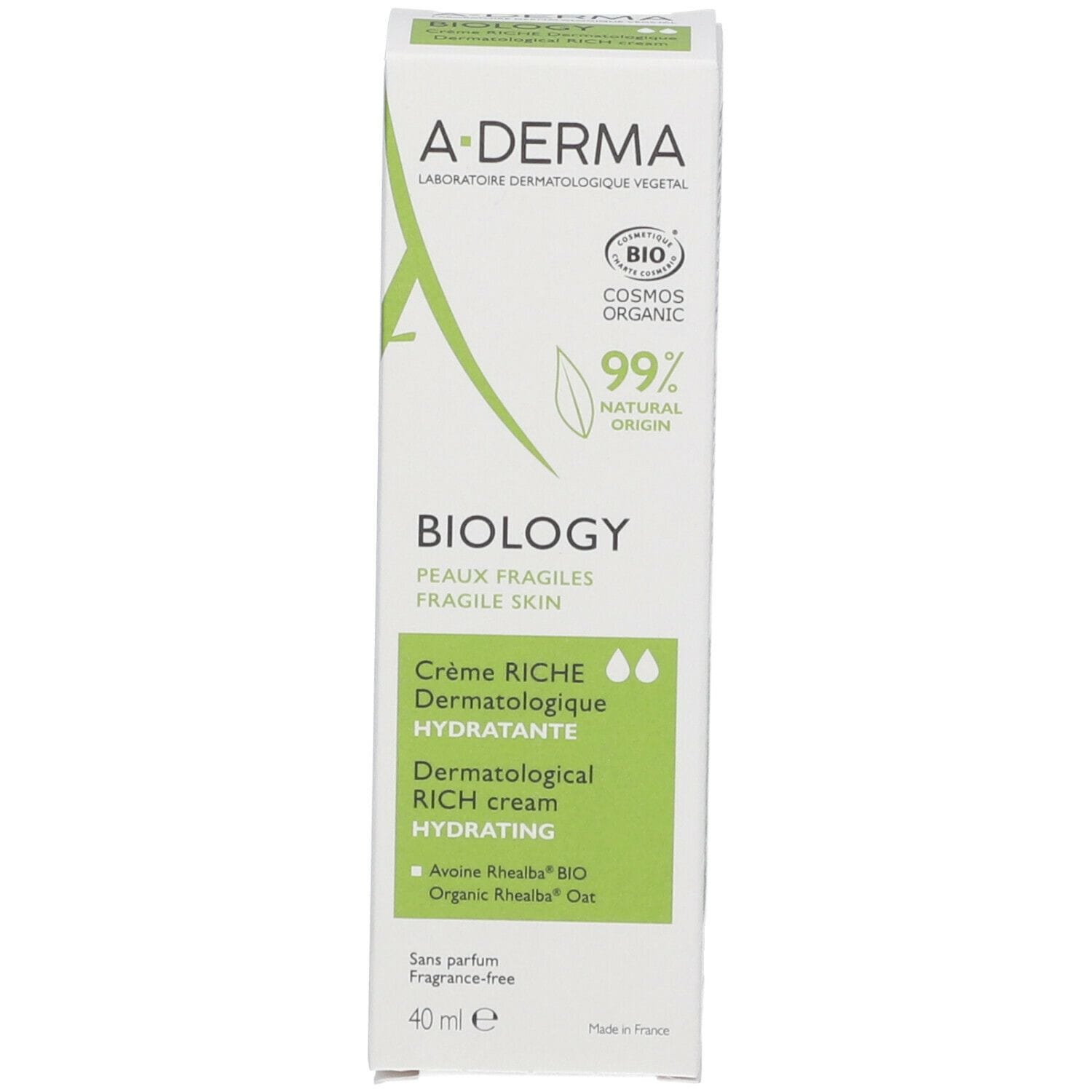 ADERMA A-D BIOLOGY CREMA RICCA 40 ML