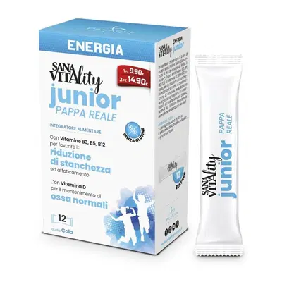 SANAVITALITY ENERGIA JUNIOR 12 STICK PACK SANAVITALITY ENERGIA JUNIOR 12 STICK PACK