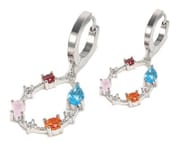 MJ POST 311 CERCHIETTO ARGENTO CON PENDENTE DI PIETRE